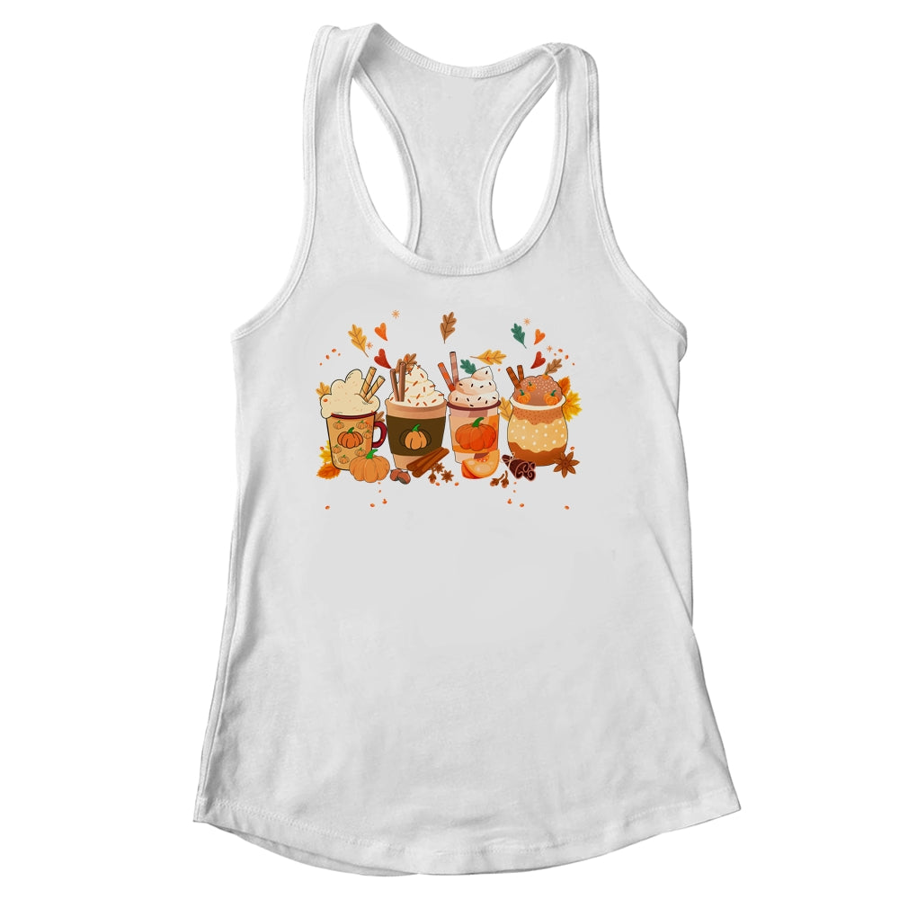 Pumpkin Spice Latte Fall Coffee Pumpkin Spice Thanksgiving Shirt & Tank Top | siriusteestore
