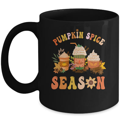 Pumpkin Spice Season Fall Autumn Spice Coffee Groovy Mug | siriusteestore