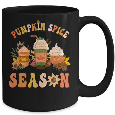 Pumpkin Spice Season Fall Autumn Spice Coffee Groovy Mug | siriusteestore