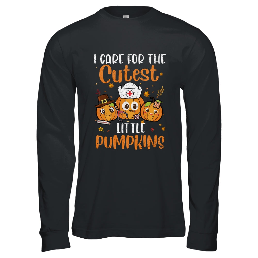 Pumpkins Nurse Halloween Scrub Top Fall Thanksgiving Women Shirt & Hoodie | siriusteestore