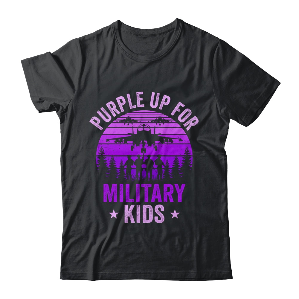 Purple Up For Military Kids Military Child Month Kids Shirt & Hoodie | siriusteestore
