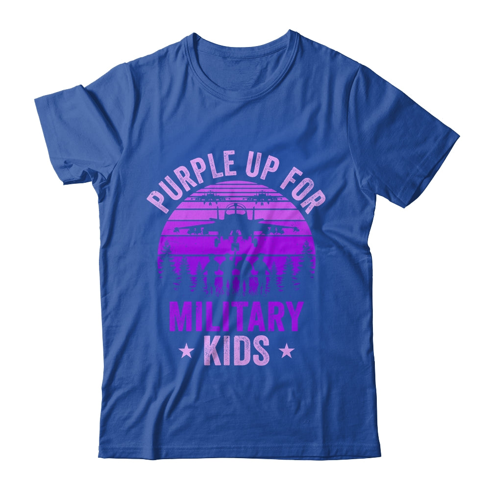 Purple Up For Military Kids Military Child Month Kids Shirt & Hoodie | siriusteestore