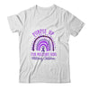 Purple Up For Military Kids Military Child Month Rainbow Shirt & Hoodie | siriusteestore