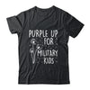 Purple Up For Military Kids Month Military Child Dandelion Shirt & Hoodie | siriusteestore