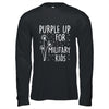 Purple Up For Military Kids Month Military Child Dandelion Shirt & Hoodie | siriusteestore