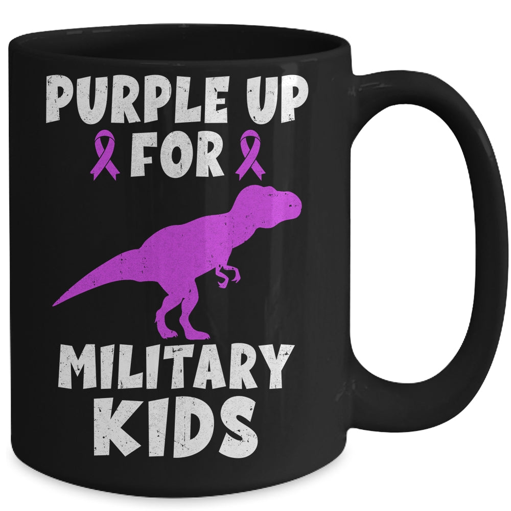 Purple Up For Military Kids Month Of The Military Child Boys Mug | siriusteestore