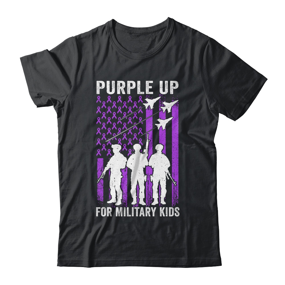 Purple Up For Military Kids Month Of The Military Child Shirt & Hoodie | siriusteestore