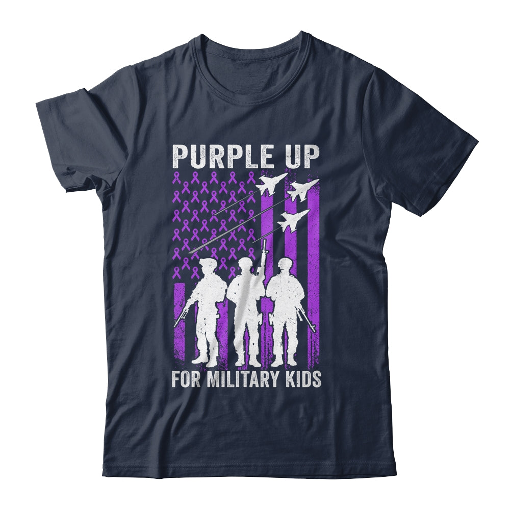 Purple Up For Military Kids Month Of The Military Child Shirt & Hoodie | siriusteestore