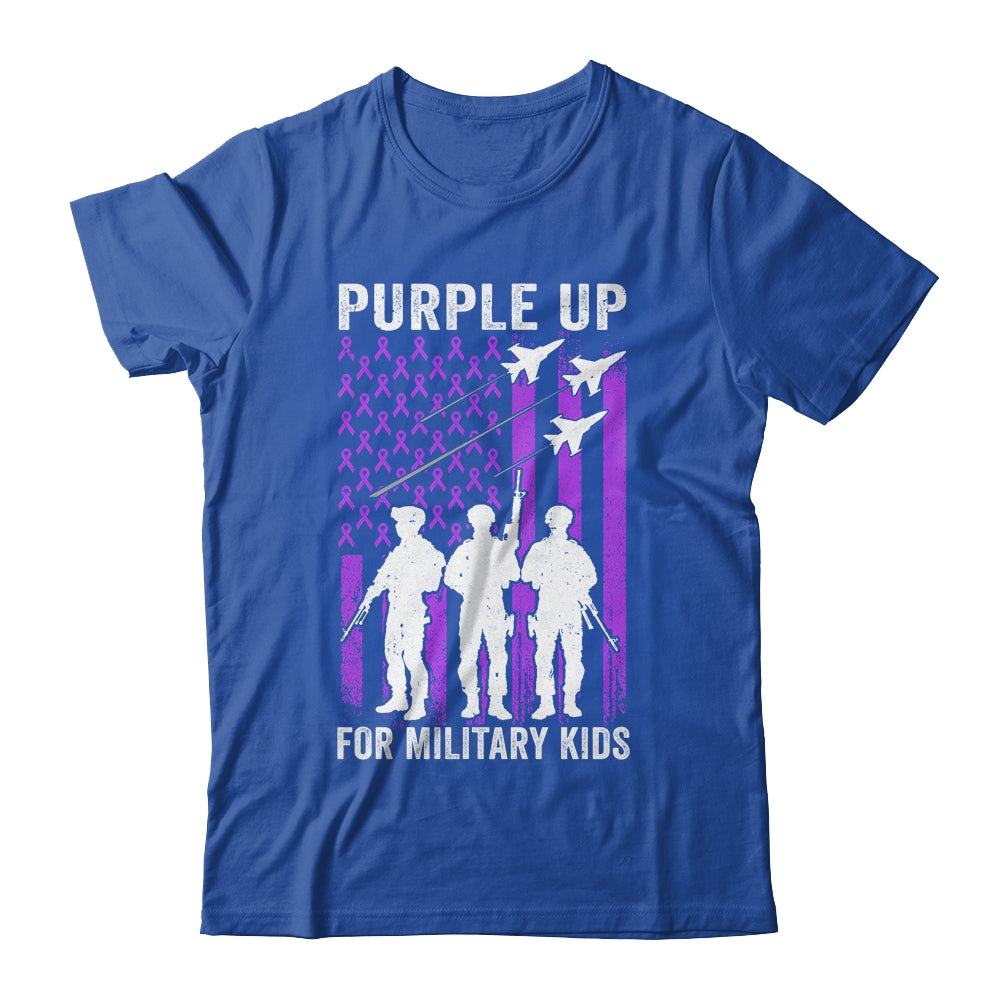 Purple Up For Military Kids Month Of The Military Child Shirt & Hoodie | siriusteestore