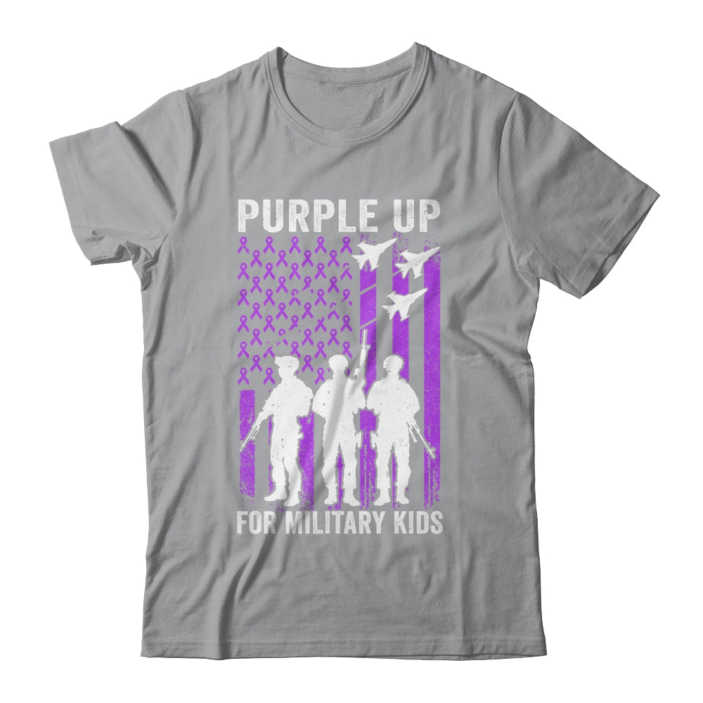 Purple Up For Military Kids Month Of The Military Child Shirt & Hoodie | siriusteestore