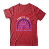 Purple Up For Military Kids Rainbow Military Child Month Shirt & Hoodie | siriusteestore