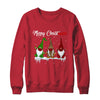 Quarantine Christmas Gnomes Wear Mask Buffalo Plaid Leopard Shirt & Sweatshirt | siriusteestore