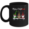 Quarantine Christmas Gnomes Wear Mask Buffalo Plaid Leopard Mug | siriusteestore