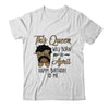 Queen Was Born In April Black Girl Birthday Mothers Day Shirt & Tank Top | siriusteestore