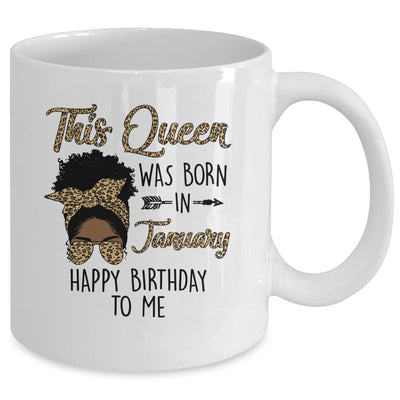 Queen Was Born In January Black Girl Birthday Mothers Day Mug | siriusteestore
