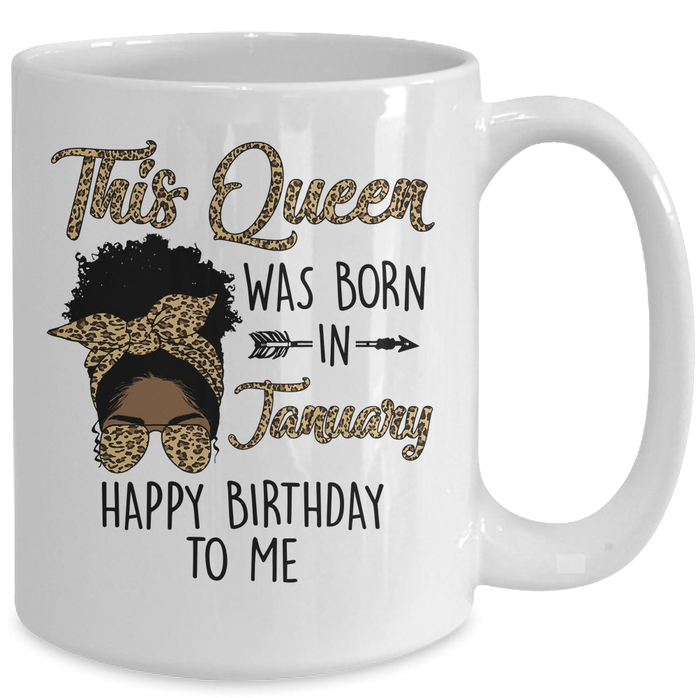 Queen Was Born In January Black Girl Birthday Mothers Day Mug | siriusteestore
