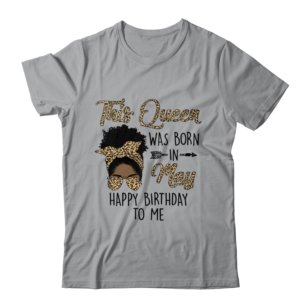 Queen Was Born In May Black Girl Birthday Mothers Day Shirt & Tank Top | siriusteestore