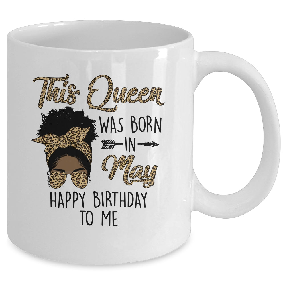 Queen Was Born In May Black Girl Birthday Mothers Day Mug | siriusteestore