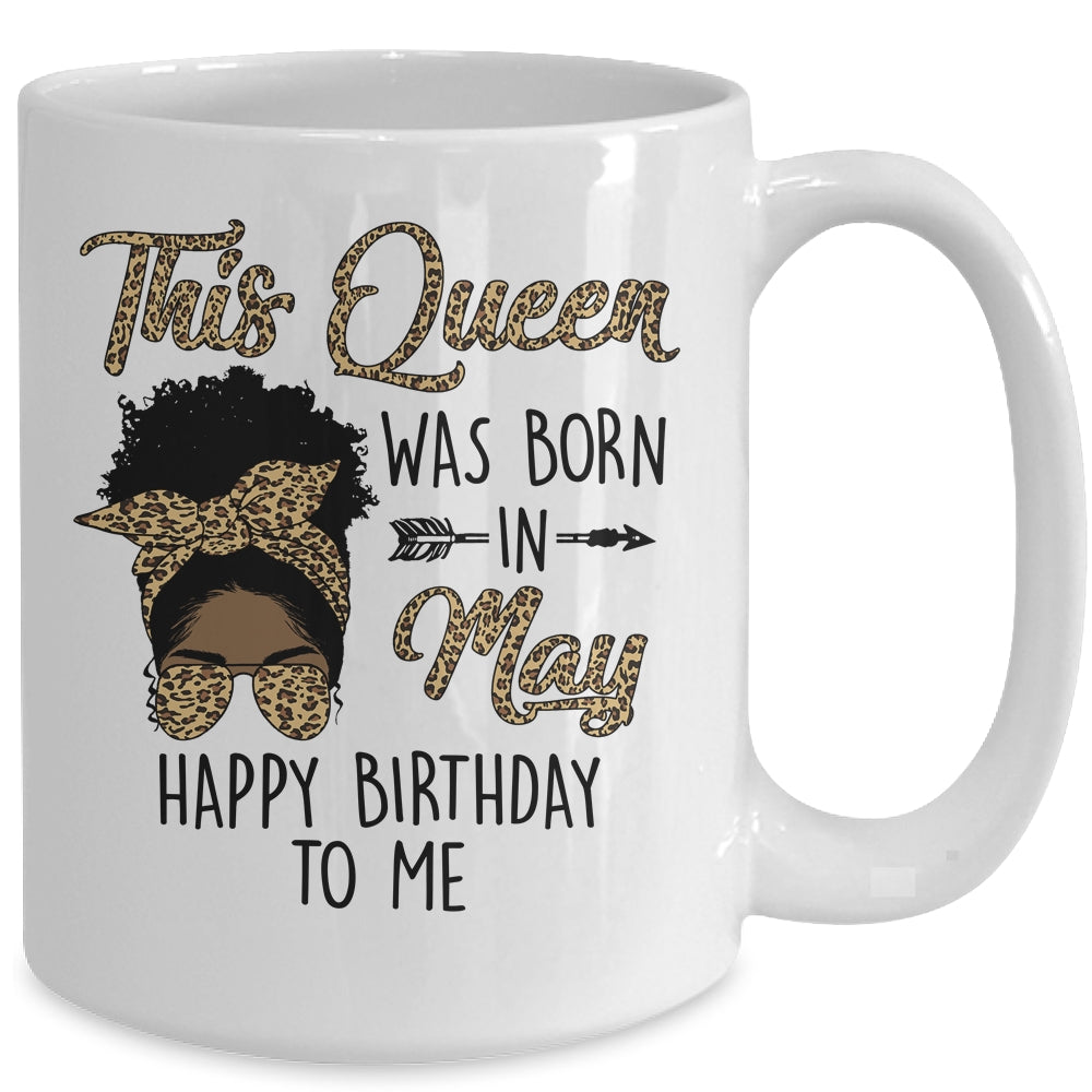 Queen Was Born In May Black Girl Birthday Mothers Day Mug | siriusteestore