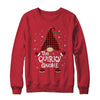 Quirky Gnome Buffalo Plaid Matching Christmas Pajama Gift Shirt & Sweatshirt | siriusteestore