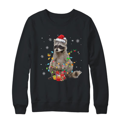 Raccoon Christmas Tree Lights Racoon Lover Xmas Shirt & Sweatshirt | siriusteestore