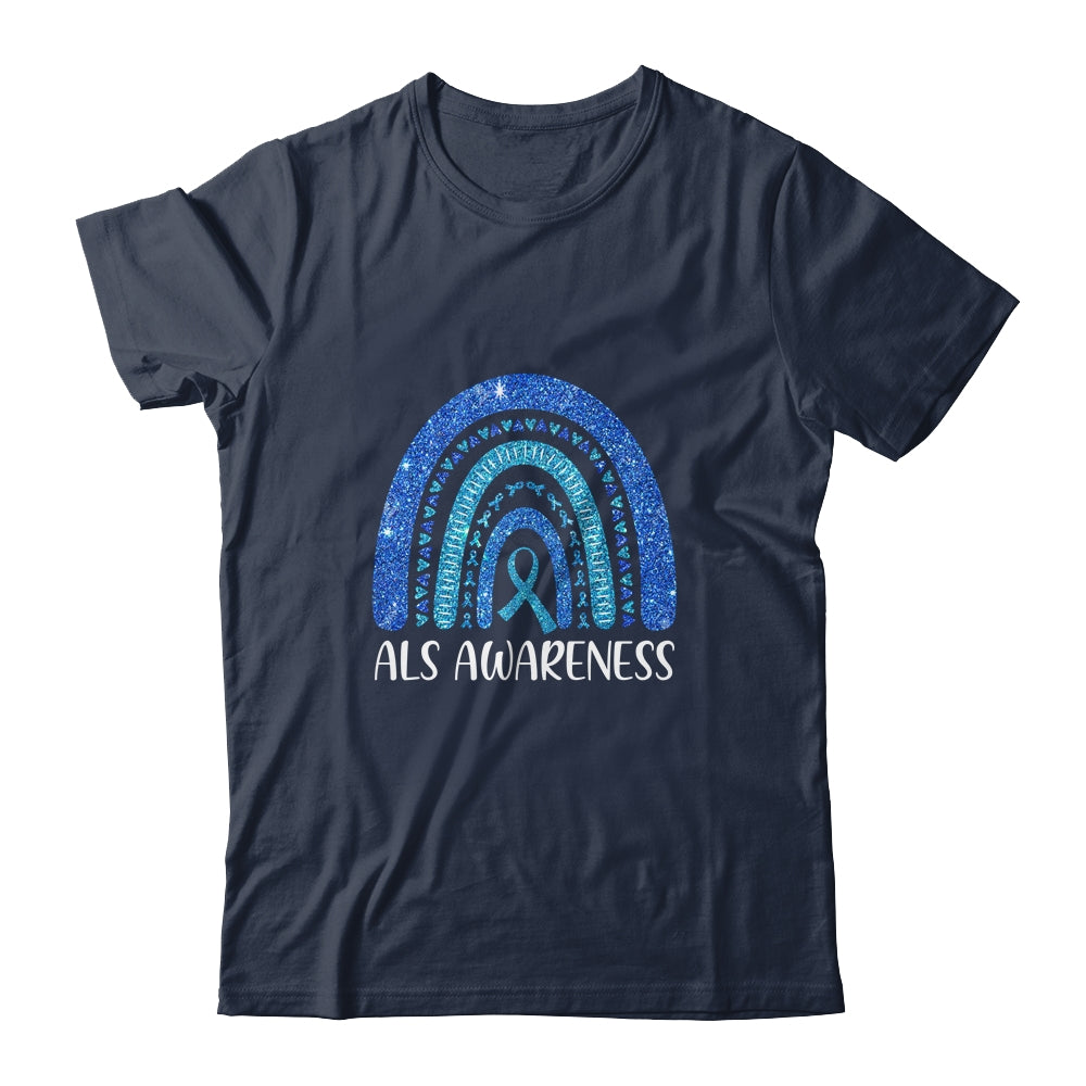 Rainbow Amyotrophic Lateral Sclerosis Als Awareness Shirt & Tank Top | siriusteestore