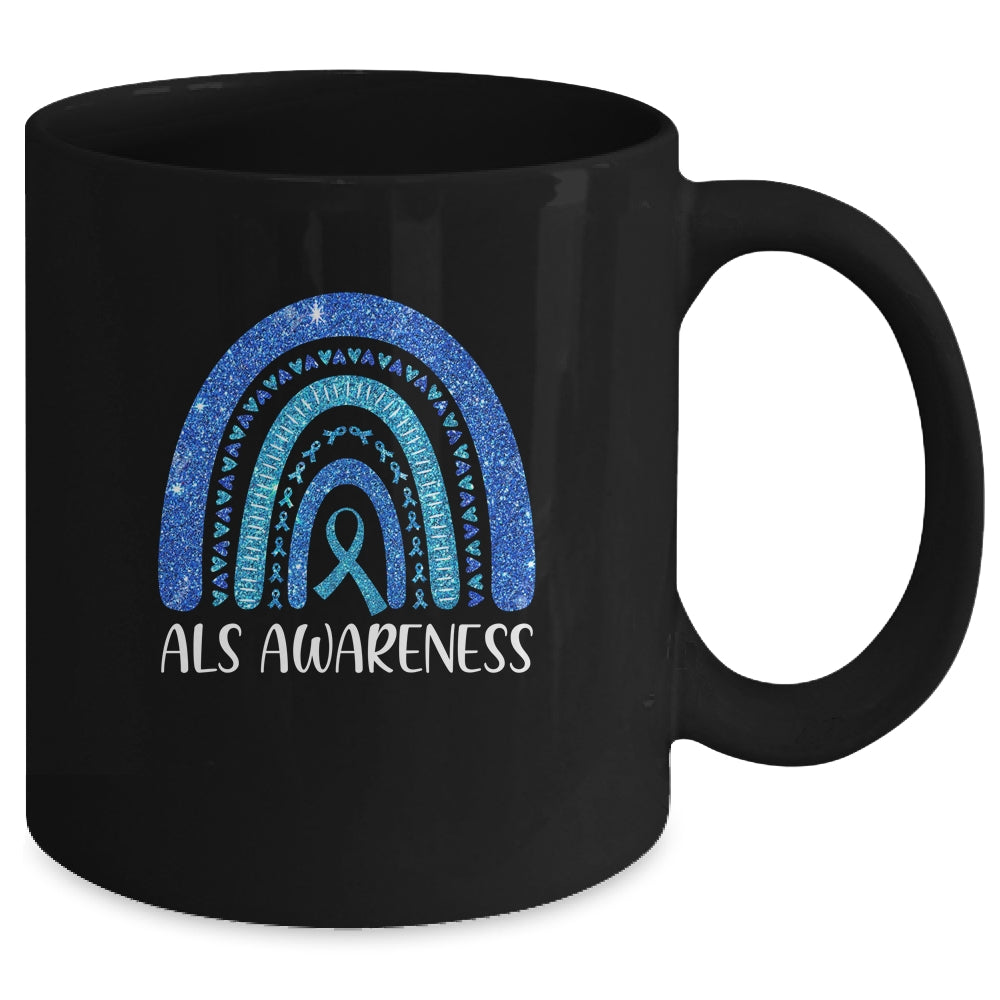 Rainbow Amyotrophic Lateral Sclerosis Als Awareness Mug | siriusteestore