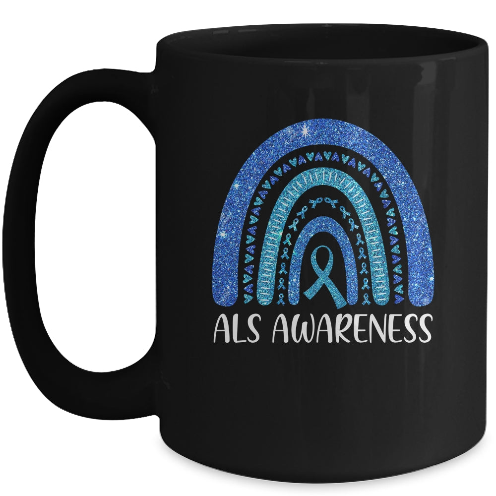 Rainbow Amyotrophic Lateral Sclerosis Als Awareness Mug | siriusteestore