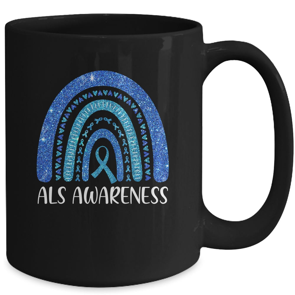 Rainbow Amyotrophic Lateral Sclerosis Als Awareness Mug | siriusteestore