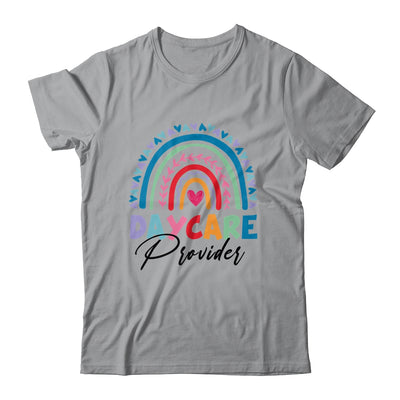 Rainbow Daycare Provider Happy First Day of School Shirt & Hoodie | siriusteestore