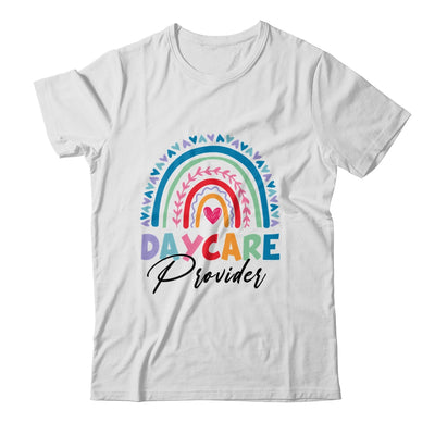 Rainbow Daycare Provider Happy First Day of School Shirt & Hoodie | siriusteestore