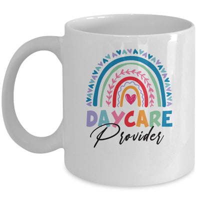 Rainbow Daycare Provider Happy First Day of School Mug | siriusteestore