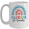 Rainbow Daycare Provider Happy First Day of School Mug | siriusteestore
