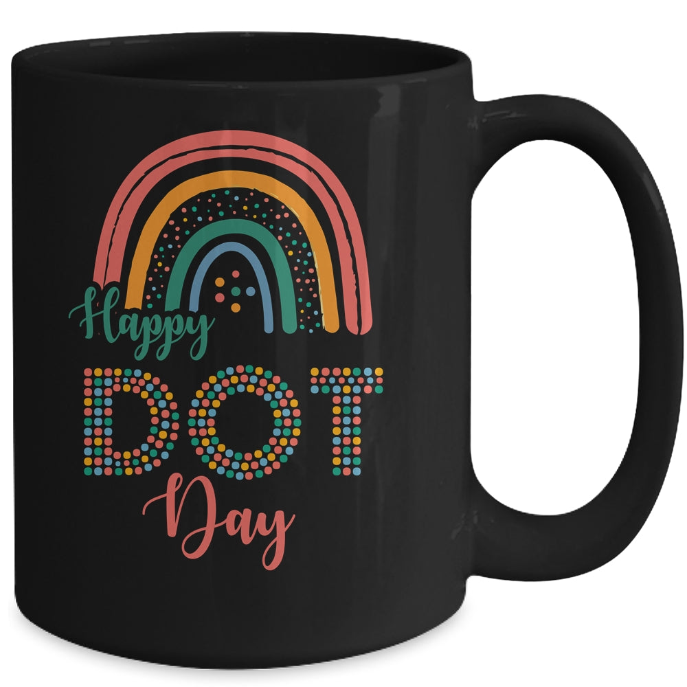 Rainbow Happy Dot Day International Dot Day Mug | siriusteestore