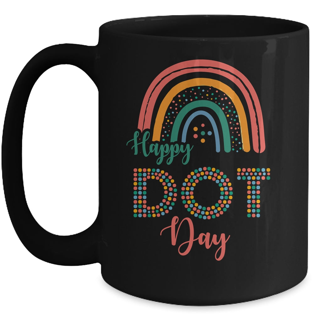 Rainbow Happy Dot Day International Dot Day Mug | siriusteestore