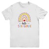 Rainbow Hello Fifth 5th Grade Kids First Day Of School Youth Shirt | siriusteestore