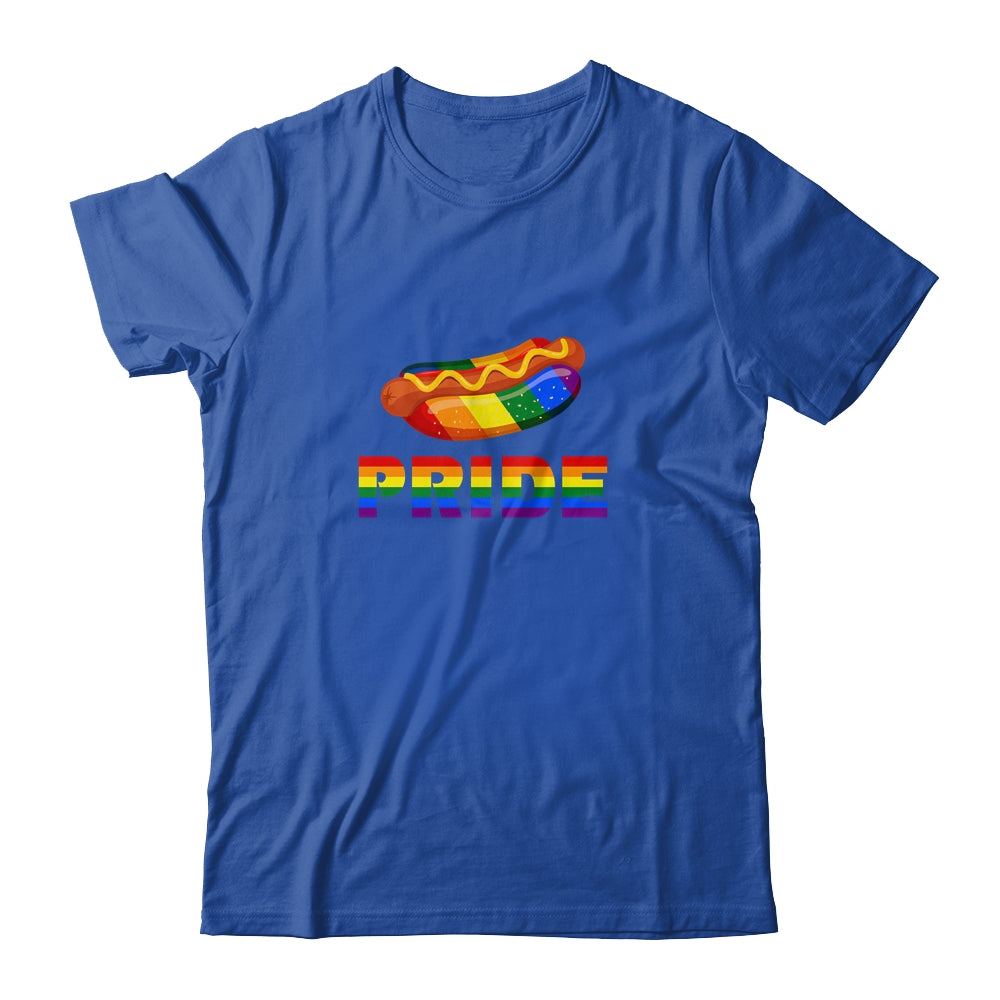 Rainbow Hotdog Fastfood LGBT Pride Gay Lesbian Colorful Love Shirt & Tank Top | siriusteestore