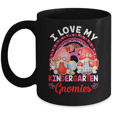 Rainbow I Love My Kindergarten Gnomies Funny Valentines Day Mug | siriusteestore