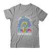 Rainbow I Wear Blue For My Son Autism Awareness Mom Dad Shirt & Hoodie | siriusteestore