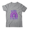 Rainbow In May We Wear Purple Autoimmune Hepatitis Awareness Shirt & Hoodie | siriusteestore