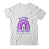 Rainbow In May We Wear Purple Autoimmune Hepatitis Awareness Shirt & Hoodie | siriusteestore