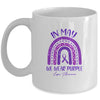 Rainbow In May We Wear Purple Lupus Awareness Month Mug | siriusteestore