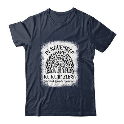 Rainbow In November We Wear Zebra Carcinoid Cancer Awareness Shirt & Hoodie | siriusteestore