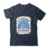 Rainbow In September We Wear Blue Prostate Cancer Awareness Shirt & Hoodie | siriusteestore
