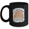 Rainbow In September We Wear Orange Leukemia Awareness Mug | siriusteestore