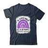 Rainbow In September We Wear Purple Alzheimer's Awareness Shirt & Hoodie | siriusteestore