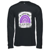 Rainbow In September We Wear Purple Alzheimer's Awareness Shirt & Hoodie | siriusteestore