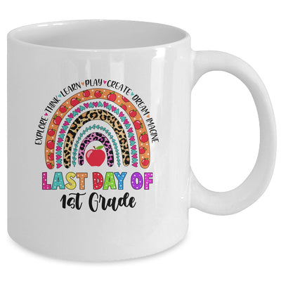 Rainbow Last Day Of School 1st Grade Teacher Student Mug | siriusteestore