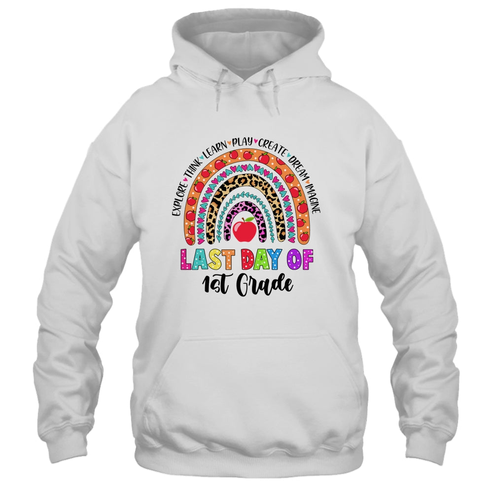 Rainbow Last Day Of School 1st Grade Teacher Student Shirt & Hoodie | siriusteestore