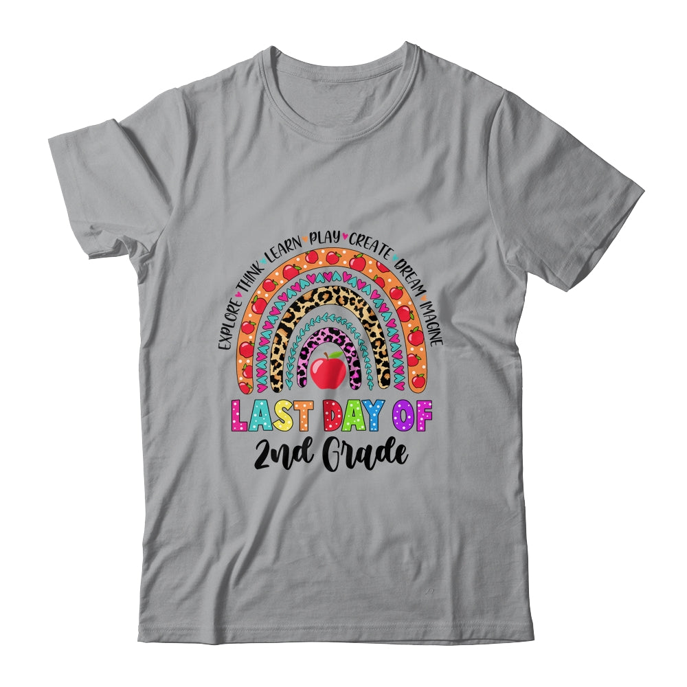 Rainbow Last Day Of School 2nd Grade Teacher Student Shirt & Hoodie | siriusteestore